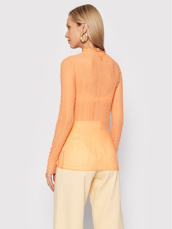 Patrizia Pepe Patrizia Pepe Bluzka 8C0513/A029-R744 Pomarańczowy Regular Fit