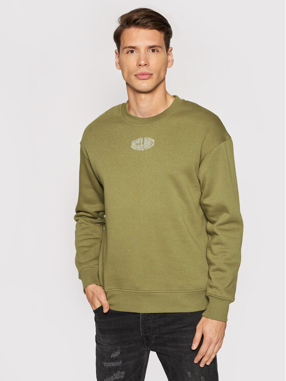 Felpa World 12194083 Verde Relaxed Fit