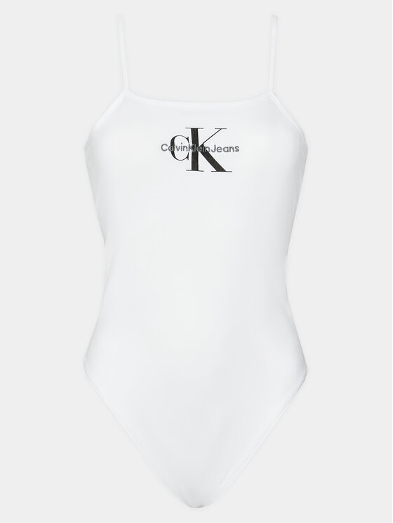 Calvin Klein Jeans Calvin Klein Jeans Body Monologo J20J223421 Biela Slim Fit