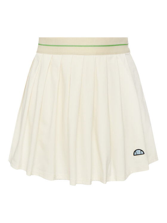 Ellesse Plisovaná sukňa SGZ21968904 Écru Regular Fit