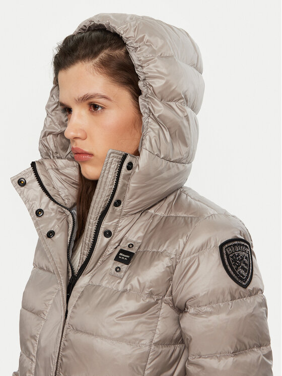 Blauer Blauer Daunenjacke 24WBLDK03040 Silberfarben Regular Fit