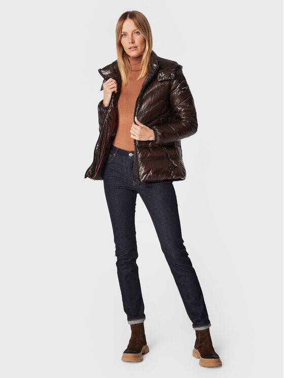 Giubbotto piumino 8746 Marrone Regular Fit