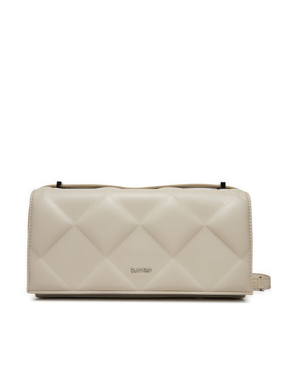 Calvin Klein Calvin Klein Rankinė Diamon Quilt Conv K60K612905 Écru