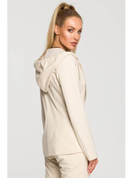 Made of Emotion Made of Emotion Marynarka M691 Beżowy Casual Fit