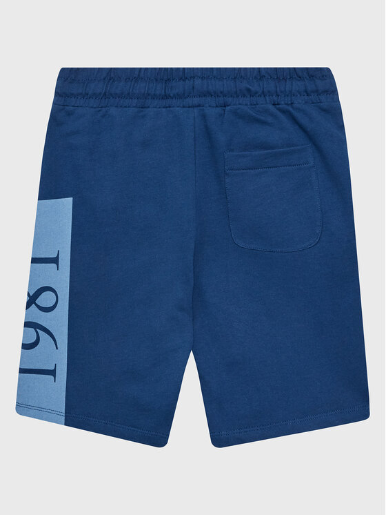 Guess Guess Pantaloni scurți sport L3GD03 KA6R0 Albastru Relaxed Fit