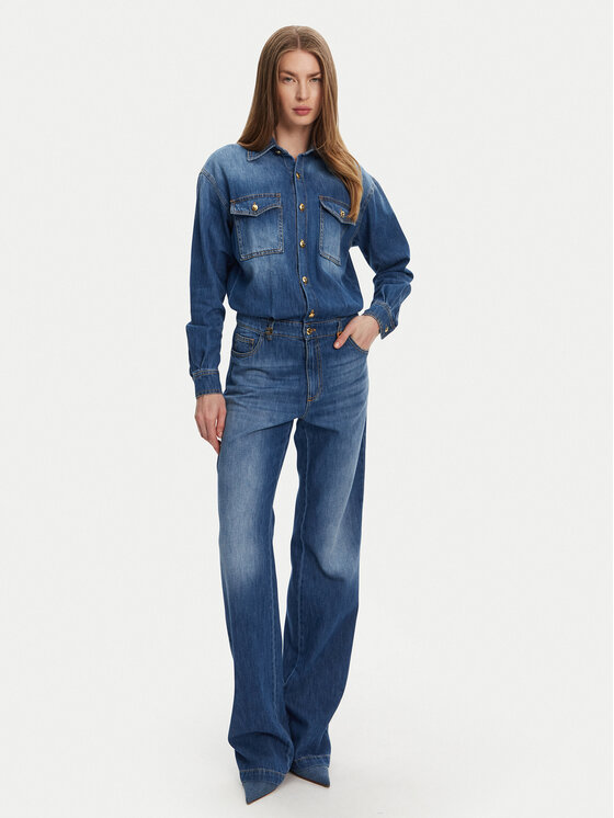 Elisabetta Franchi Elisabetta Franchi Kezeslábas TJ-38D-51E2 Kék Regular Fit