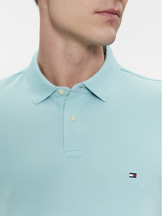 Tommy Hilfiger Tommy Hilfiger Polo 1985 MW0MW17770 Niebieski Regular Fit