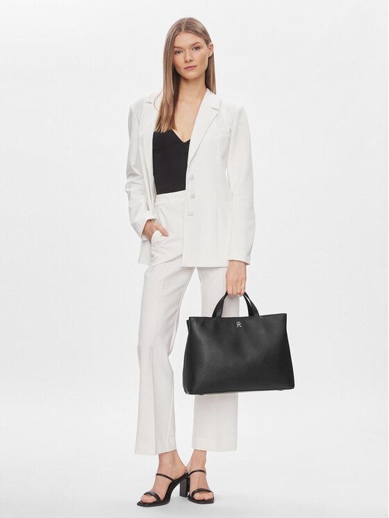 Tommy Hilfiger Tommy Hilfiger Torbica Th Essential Sc Workbag AW0AW15703 Crna