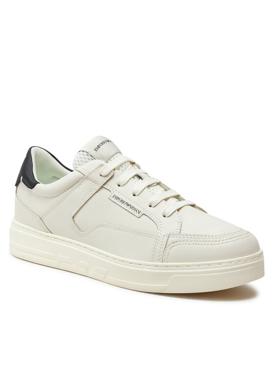 Emporio armani white shoes sale