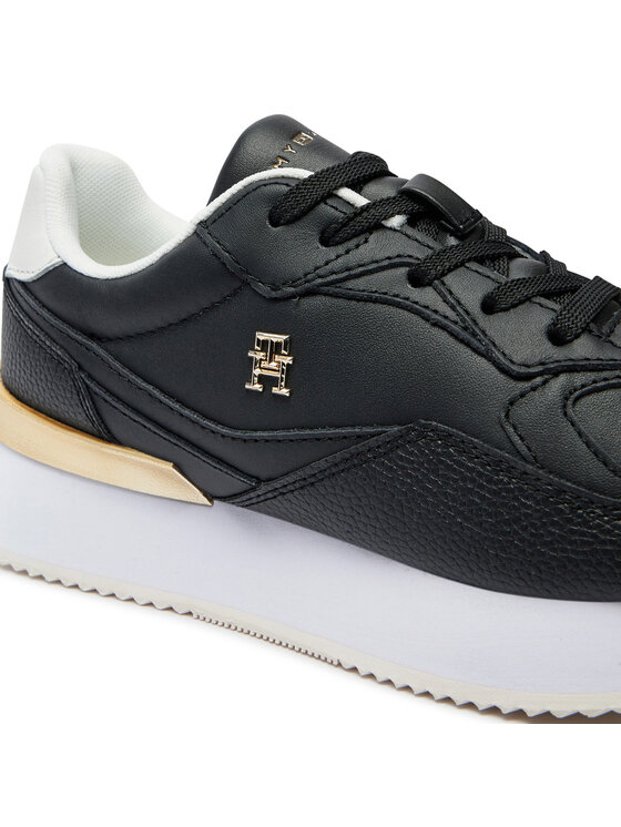 Sneakers tommy hilfiger elastic retro runner fwfw3336 black 99 store