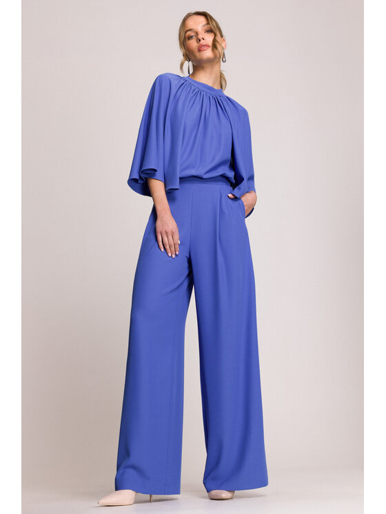 Stylove Stylove Overal S397 Modrá Sexy Straight Fit
