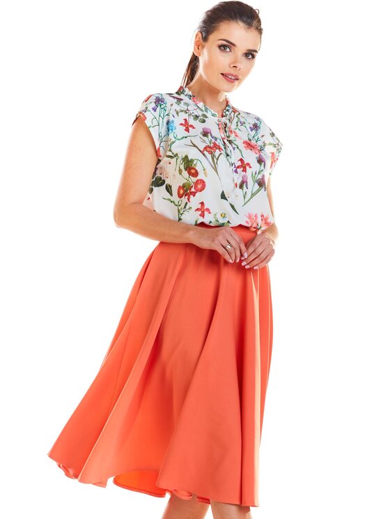 Infinite You Infinite You Spódnica M190 Koralowy Basic Fit