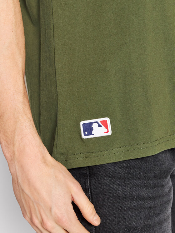 New Era New Era T-shirt Boston Red Sox Logo 12893134 Zelena Regular Fit