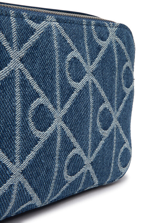 Calvin Klein Calvin Klein Kabelka Emblem Aop Denim Camera Bag LV04F3430G Modrá