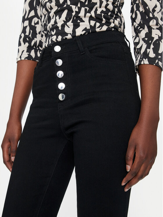 Morgan Morgan Džinsi 242-PBLACK1 Melns Slim Fit