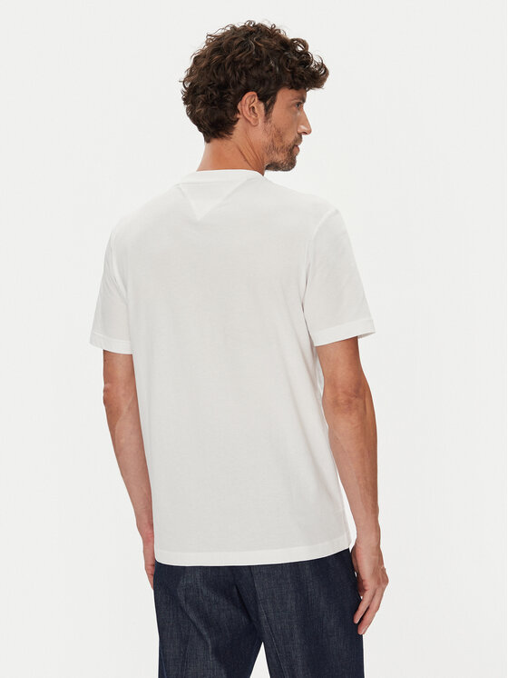 Tommy Hilfiger Tommy Hilfiger Тишърт Brand Love MW0MW40324 Бял Regular Fit
