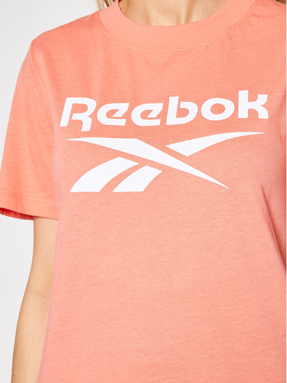 Reebok Marškinėliai Identity Logo GI6708 Oranžinė Regular Fit • Modivo.lt