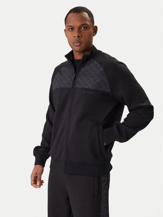 KARL LAGERFELD Bluză 705000 561902 Negru Regular Fit