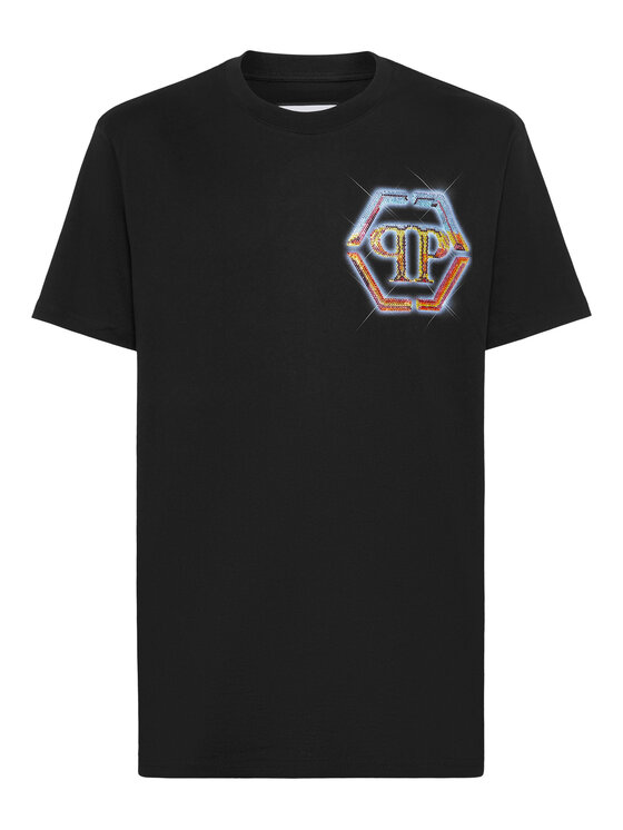 PHILIPP PLEIN PHILIPP PLEIN T-shirt 9839 Nero Regular Fit
