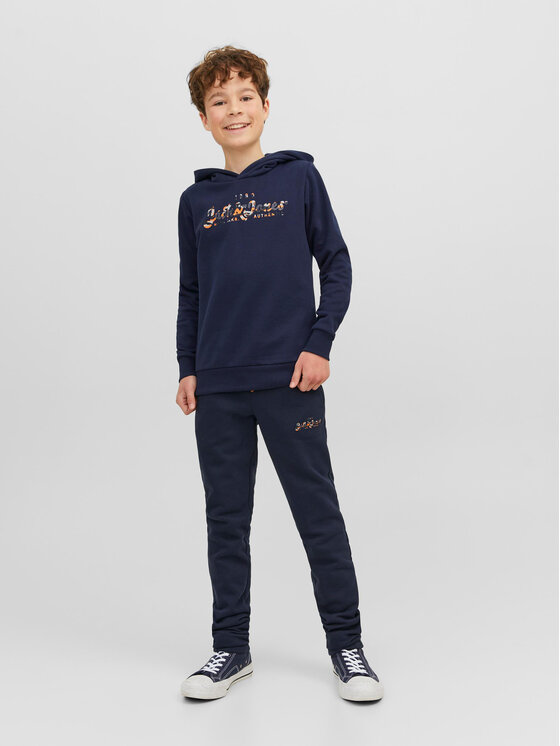Jack&Jones Junior Jack&Jones Junior Pulóver 12237172 Sötétkék Regular Fit