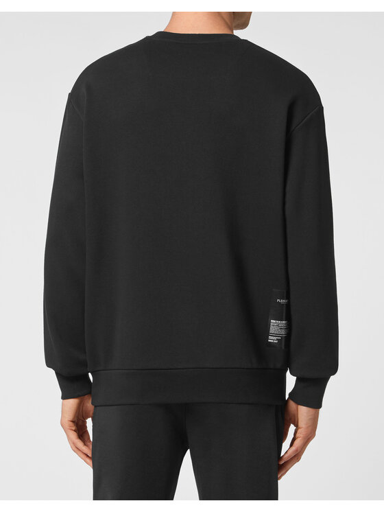 Plein Sport Plein Sport Longsleeve 1267 Czarny Regular Fit