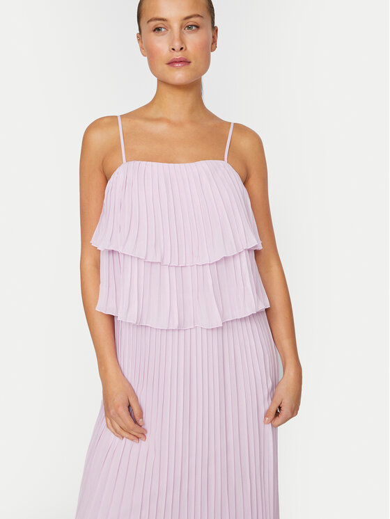 Vila Vila Rochie cocktail Chiffan 14104100 Violet Regular Fit