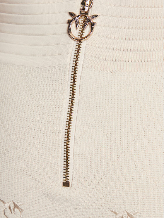 PINKO Pinko Tiesus sijonas 100144 A0HW Smėlio Slim Fit