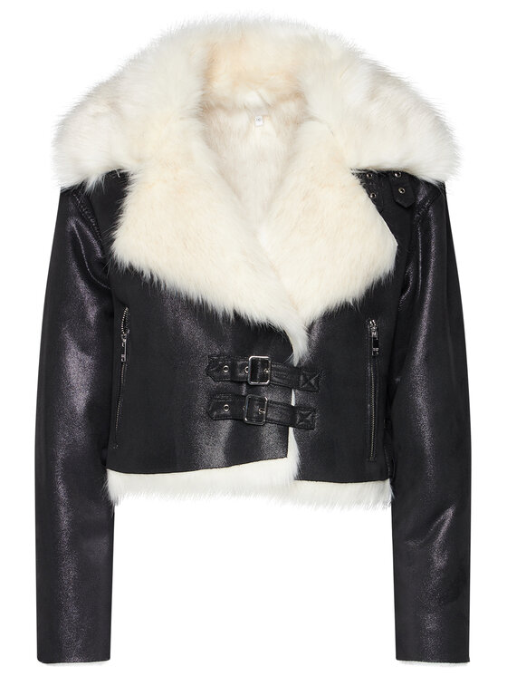 Silvian Heach Silvian Heach Zimska jakna Butter PGA20090GB Črna Regular Fit