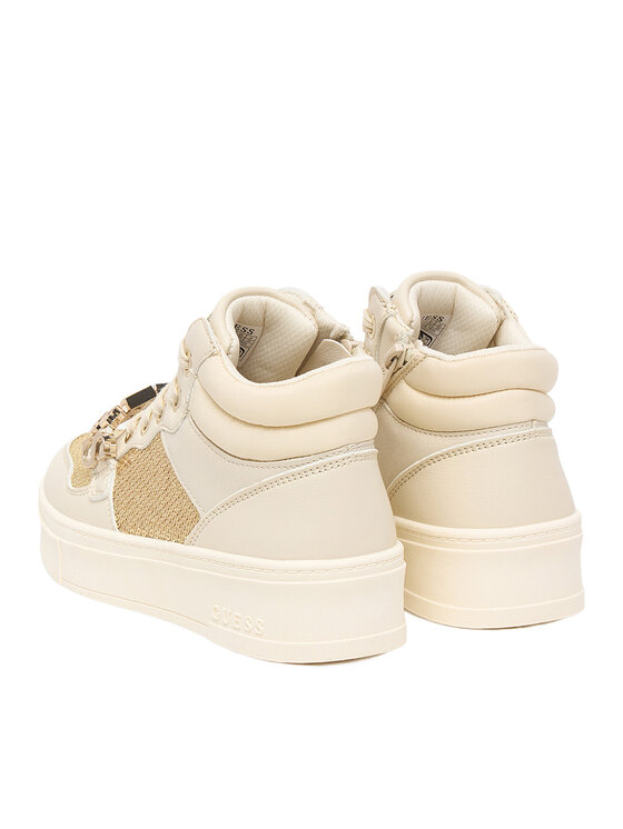 Guess Guess Sneakersy CEOWB-AVO-357-05 Écru