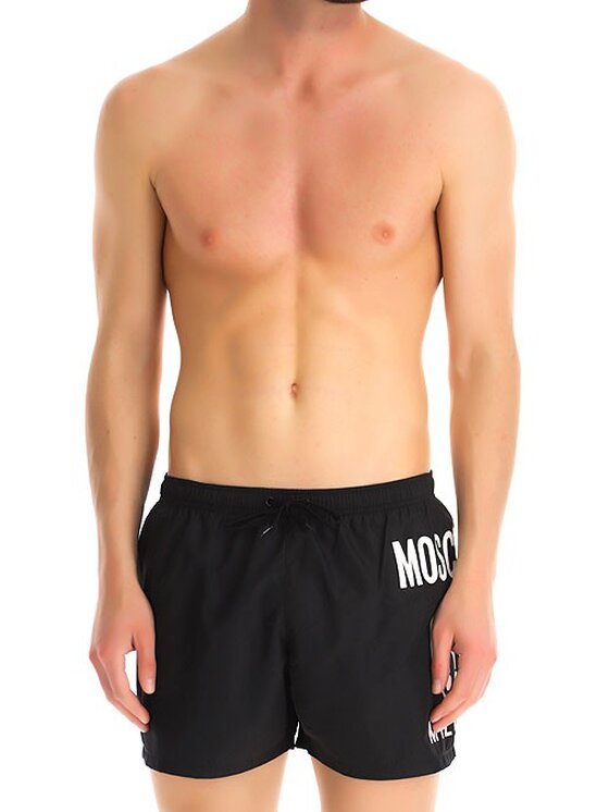 MOSCHINO Underwear & Swim MOSCHINO Underwear & Swim Szorty kąpielowe V6103 5989 Czarny Regular Fit