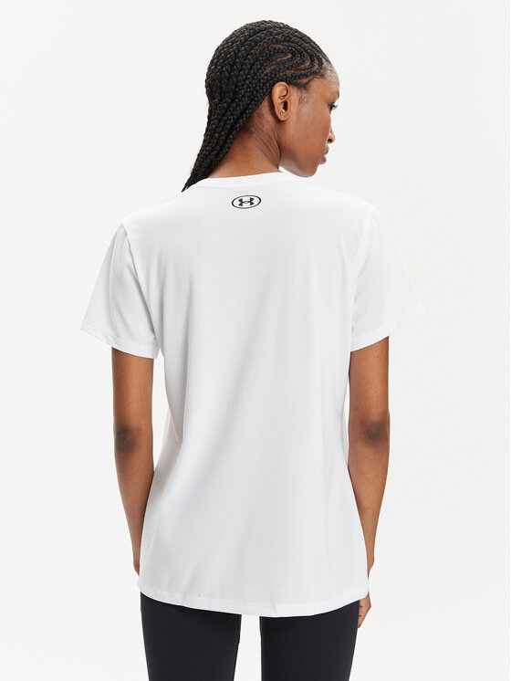 Under Armour Under Armour Koszulka techniczna Tech Ssv- Solid 1384229-100 Biały Loose Fit