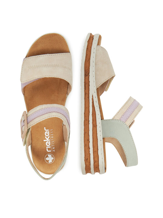 Rieker Rieker Sandalen 62900-90 Beige