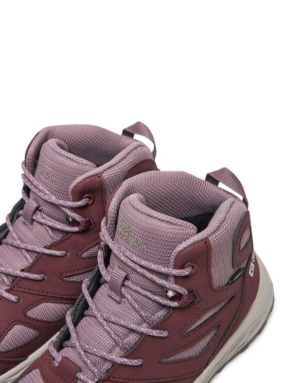 Jack Wolfskin Jack Wolfskin Trekking čevlji Woodland 2 Texapore Mid K 4059831 Vijolična