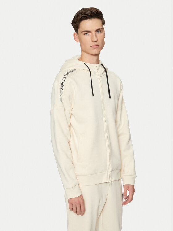 EA7 Emporio Armani EA7 Emporio Armani Majica dugih rukava 6DPM14 PJVTZ 1713 Bež Regular Fit