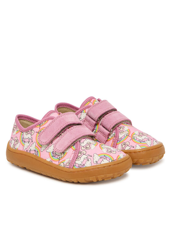 Froddo Froddo Bačkory Barefoot Canvas G1700440-12 S Růžová