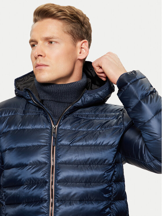 Blend Blend Μπουφάν μεταβατικό 20717529 Σκούρο μπλε Regular Fit