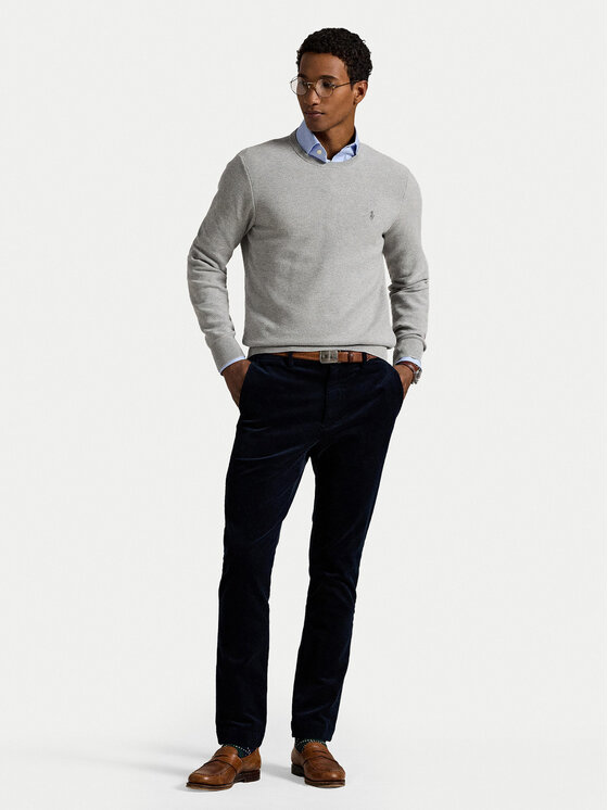 Polo Ralph Lauren Polo Ralph Lauren Pulover 710918163002 Gri Regular Fit