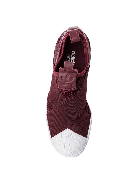 adidas adidas Schuhe Superstar Slip On W B37371 Dunkelrot