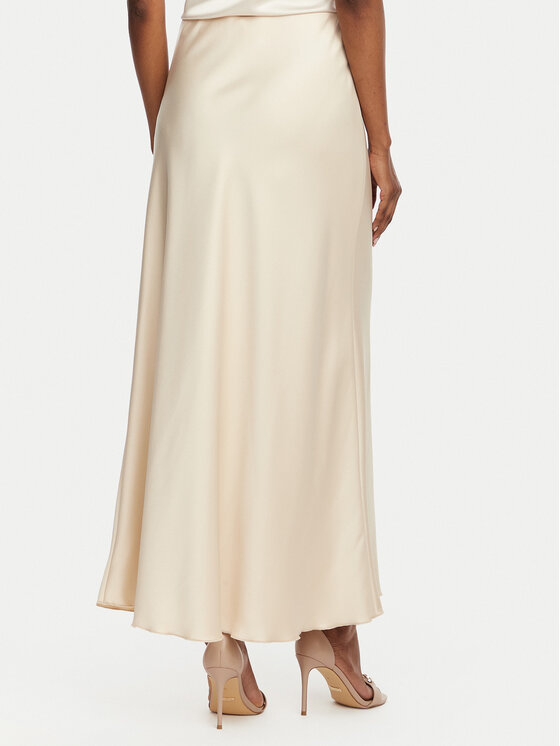 Rinascimento Rinascimento Maksi svārki CFC0128467003 Krēmkrāsas Regular Fit