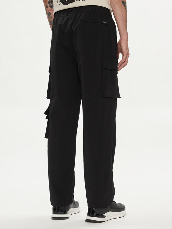 Jack & Jones Jack & Jones Spodnie materiałowe Karl 12253626 Czarny Loose Fit