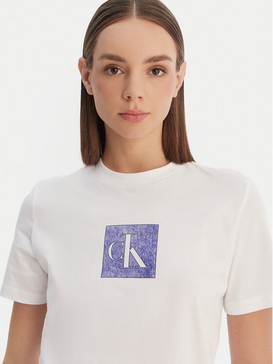 Calvin Klein Jeans Calvin Klein Jeans Póló LV047F819G Fehér Classic Fit