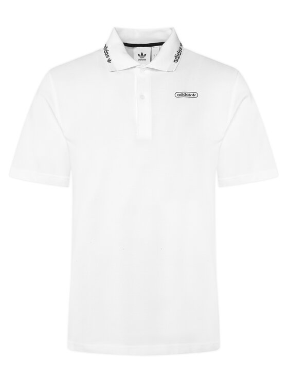 adidas adidas Polo marškinėliai Summer GN3835 Balta Regular Fit
