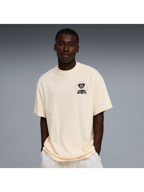 Puma Puma T-Shirt 634999 Beżowy Regular Fit