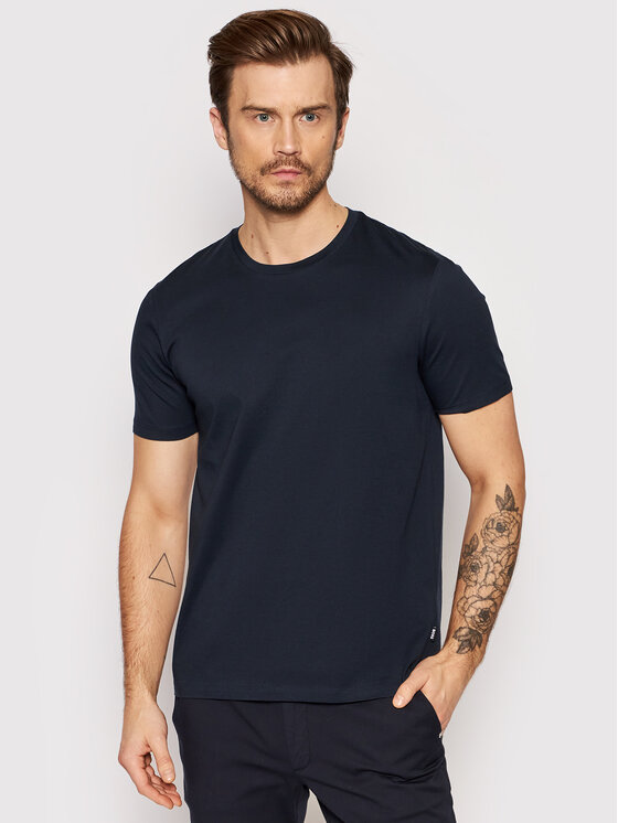 Boss Тишърт Tessler 150 50468395 Тъмносин Slim Fit