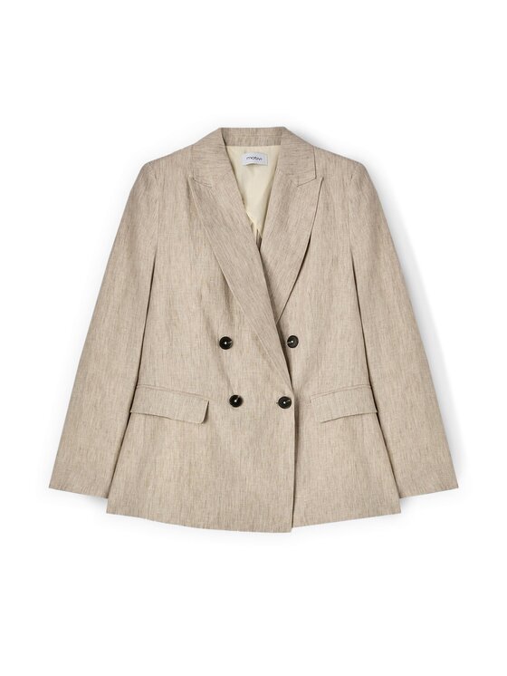 Motivi Motivi Giacca di transizione Q080Q001103N0R2 Crema Regular Fit