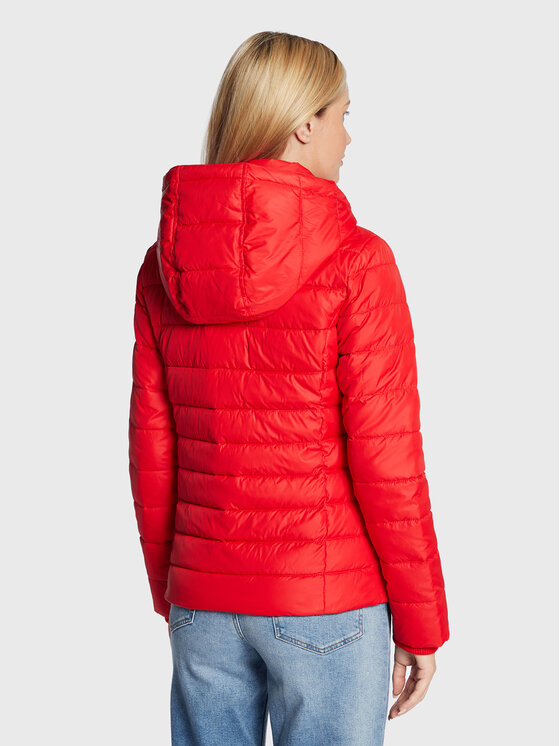 Tommy Jeans Giubbotto piumino Basic DW0DW13741 Rosso Regular Fit Modivo
