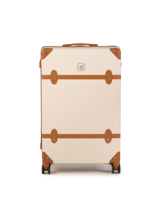 Semi Line Semi Line Großer Koffer T5506-4 Beige