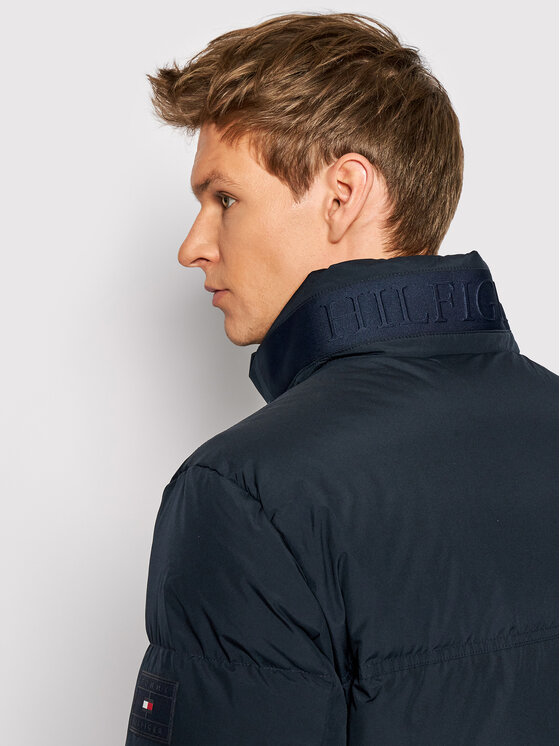 Tommy Hilfiger Tommy Hilfiger Kurtka puchowa Stand MW0MW19659 Granatowy Regular Fit