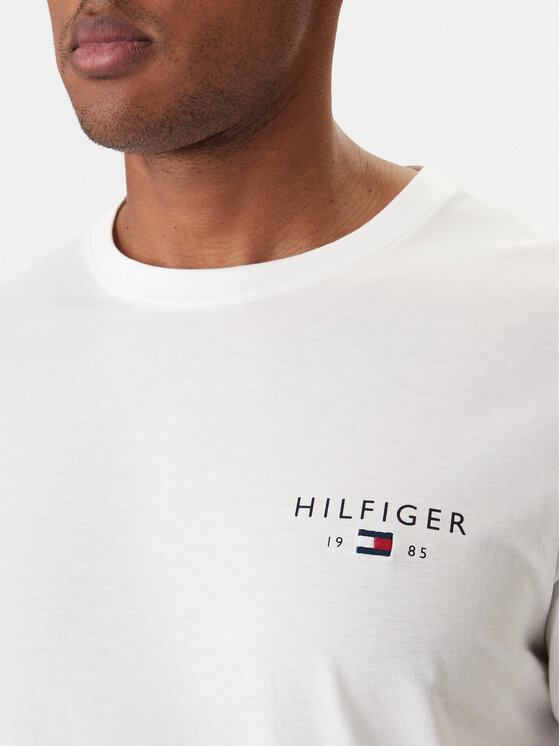 Tommy Hilfiger Tommy Hilfiger T-shirt Brand Love MW0MW41456 Bianco Regular Fit