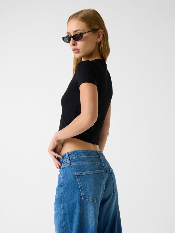 Guess Jeans Guess Jeans Футболка 180328 Чорний Classic Fit